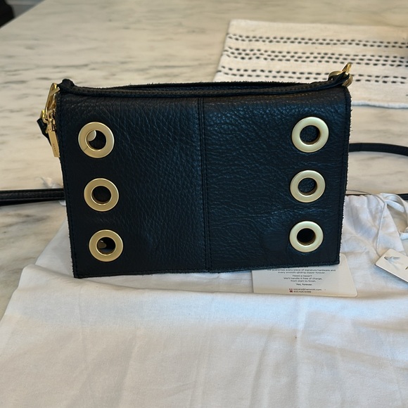 Hammitt Black and Gold Snakeskin Crossbody Bag - Picture 12 of 16